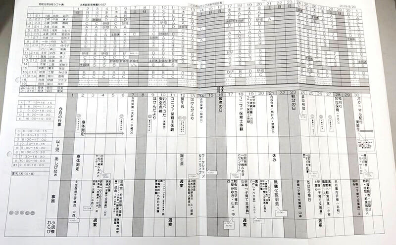 保育園の園長 主任クラス を長年苦しめてきた シフト表作り の負担が激減する ルクミーシフト管理 Babytech ベビテク ベビーテック