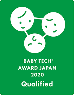 baby tech award japan 2020 qualified badge
